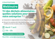 visuel webinaire tri des déchets alimentaires