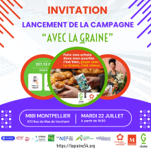 Invitation au lancement de la campagne "Avec la Graine"