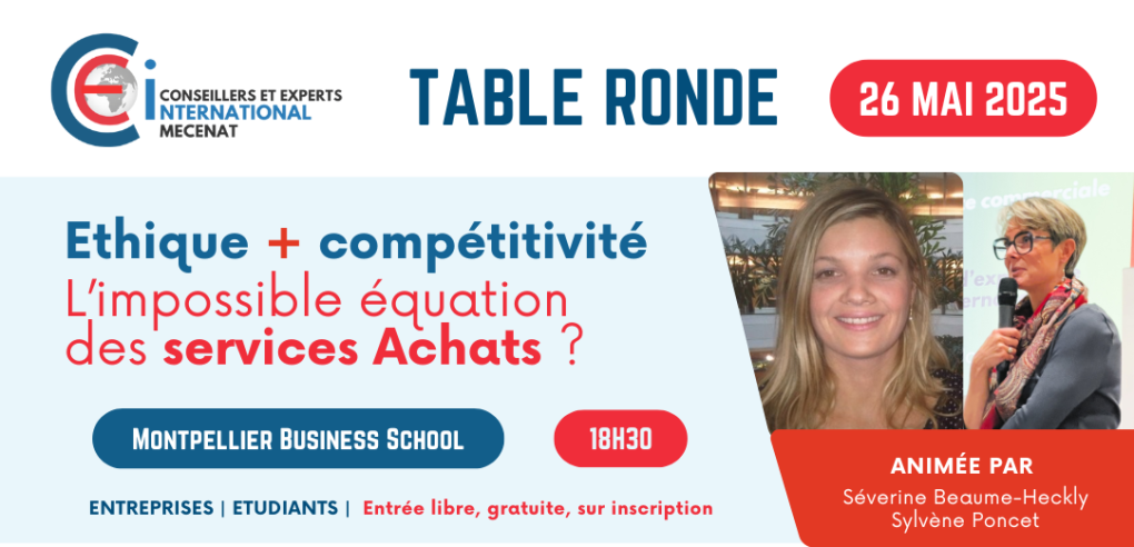 Table ronde : Comment acheter de façon éthique et compétitive ?