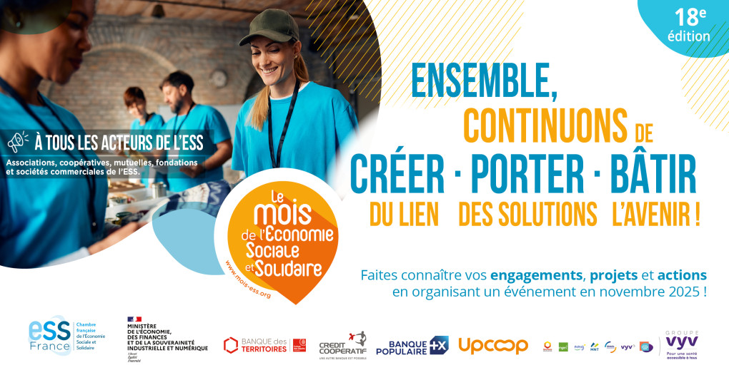 J'organise un événement dans le cadre du Mois de l'ESS 2025